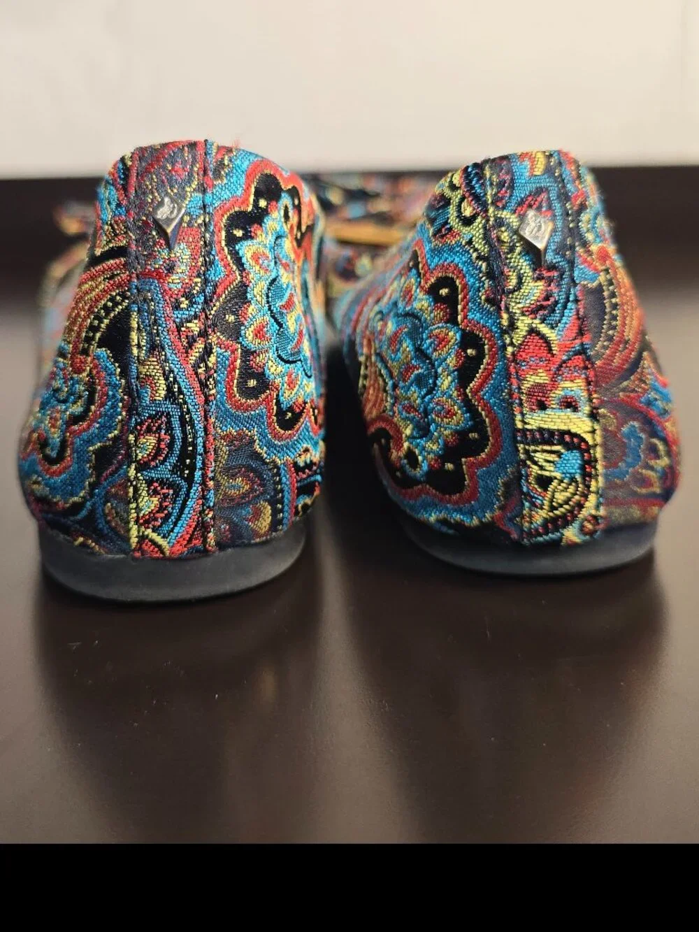 Sam Edelman Franny Bow Paisley Ballet Flats Size 7